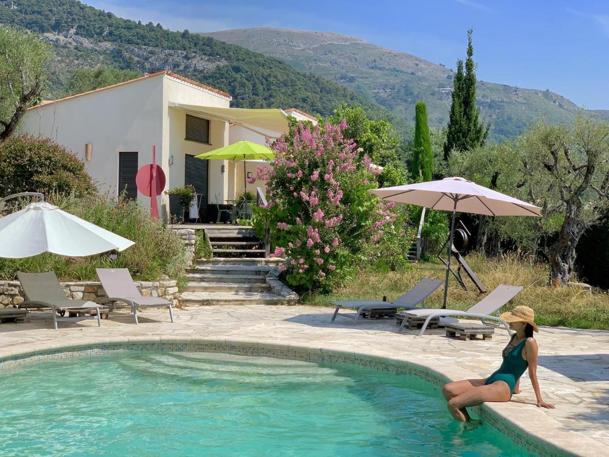 Maison D'Hotes Bleu Azur Tourrettes-sur-Loup Exterior photo